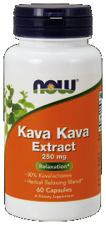 Kava Kava 250 mg (60 Caps) NOW Foods